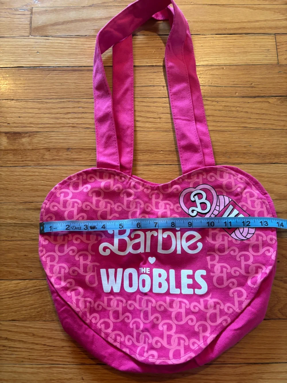 Barbie The Woobles Heart Tote Bag - Pink